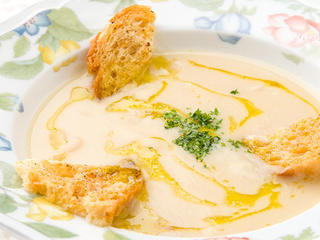 白いんげん豆のスープ