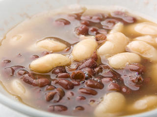 小豆と白いんげん豆のスープ