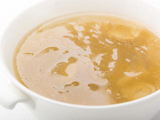 ごぼうの寒天スープ