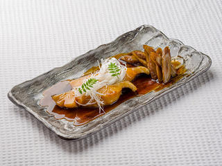 銀鱈のメ-プルシロップ焼き
