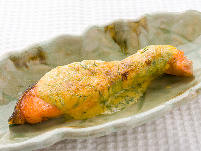 甘塩鮭の大葉焼き 魚介のおかず 田村隆のあなたも作れる本格和食 Epirecipe エピレシピ