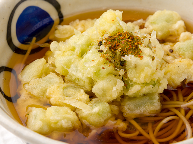 ふきのかき揚げそば 麺 田村隆のあなたも作れる本格和食 Epirecipe エピレシピ