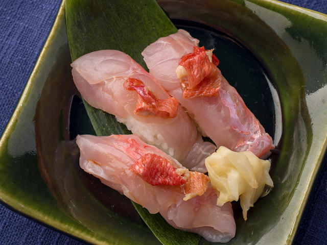 金目鯛の握り ご飯もの 田村隆のあなたも作れる本格和食 Epirecipe エピレシピ